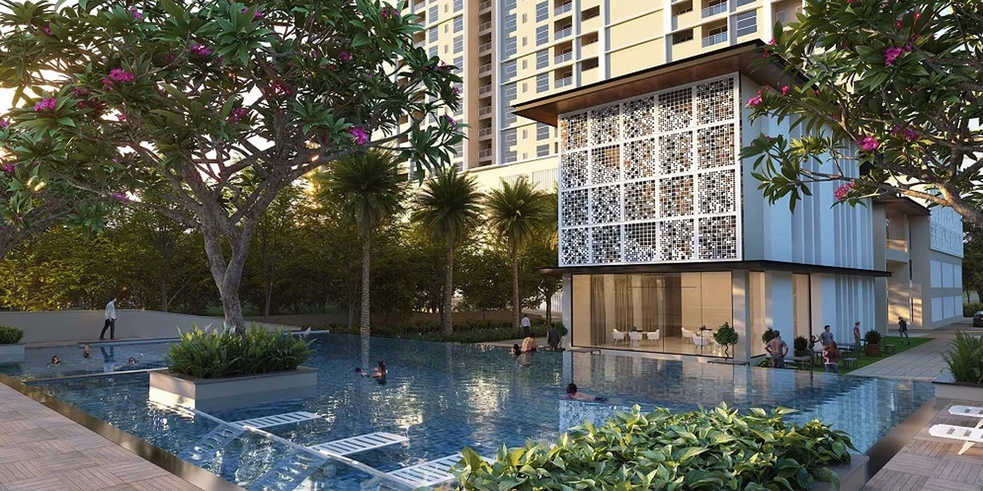 Sobha Rajvilas luxurious living room rendering